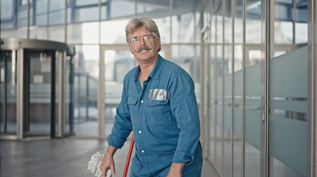 De nieuwe schoonmaker, Klaas Klokgaar